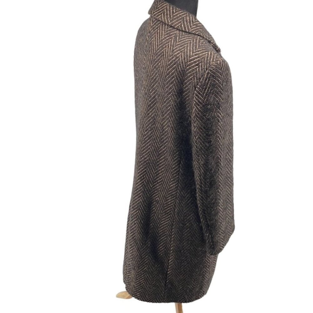 𝅺maura by Claudia Strater wool alpaca blend coat jacket overcoat warm soft sz M - Picture 5 of 12